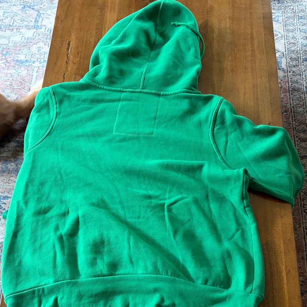 Aviator Nation Vibrant Green Hoodie with Rainbow Logo - Picture 3 of 3